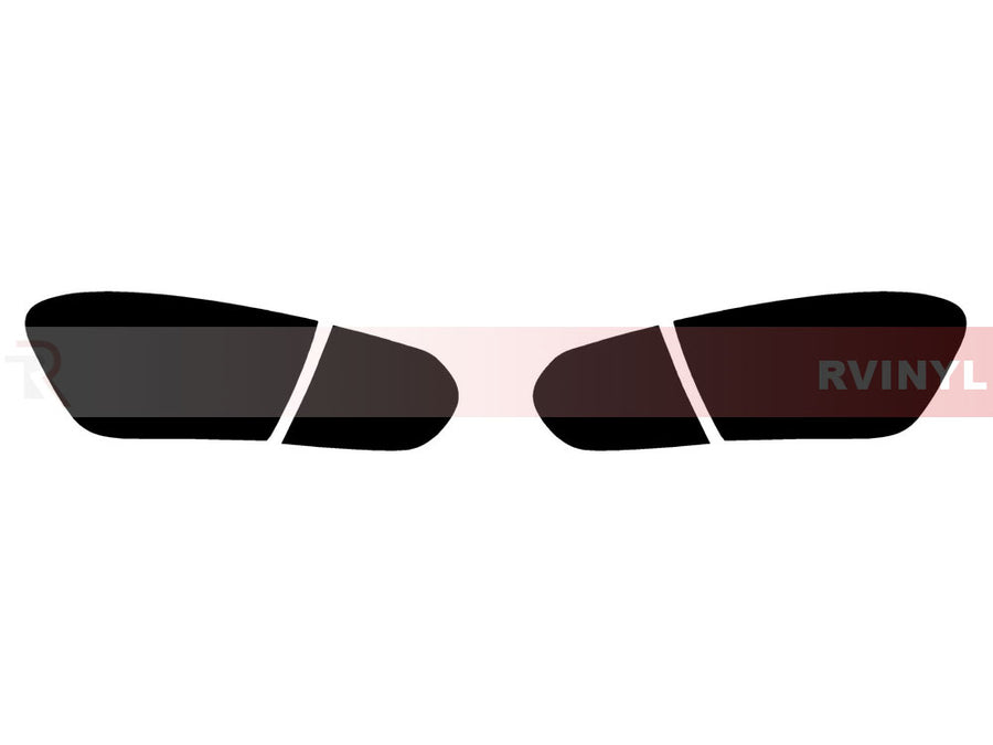 golf Precut Tail Light Tint Diagram