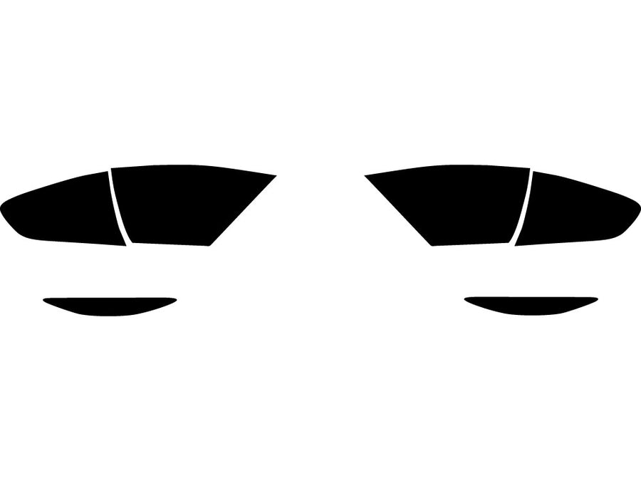 golf Precut Tail Light Tint Diagram