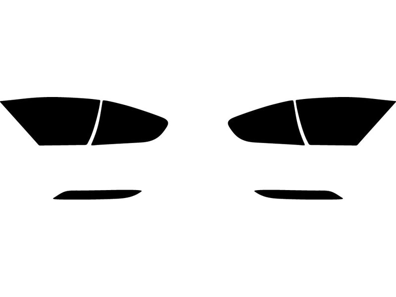 golf Precut Tail Light Tint Diagram