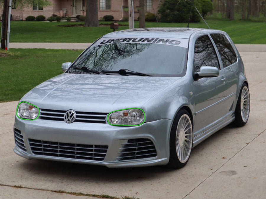 volkswagen gti 1999-2005 Headlight Protection Installation Location