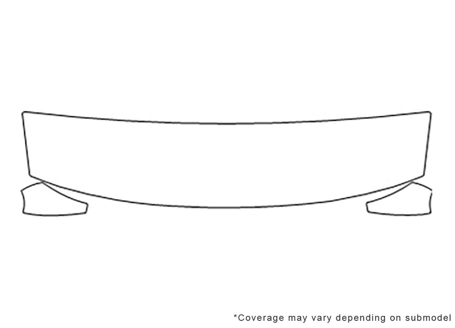 jetta Avery Dennison Clear Bra Hood Precut PPF Diagram