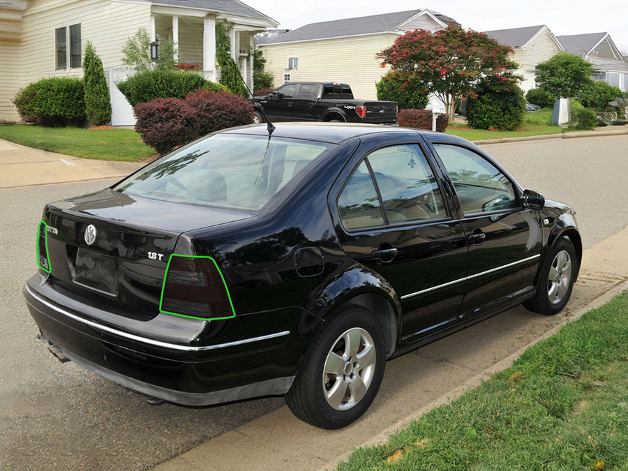 jetta (sedan) Tail Light Tint Installation Points
