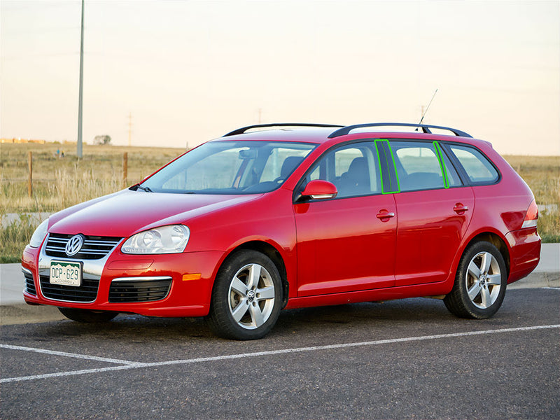 volkswagen jetta 2005.5-2009 (sedan) Pillar Post Trim Installation Location