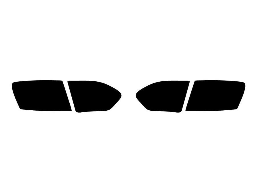 jetta (sedan) Precut Tail Light Tint Diagram