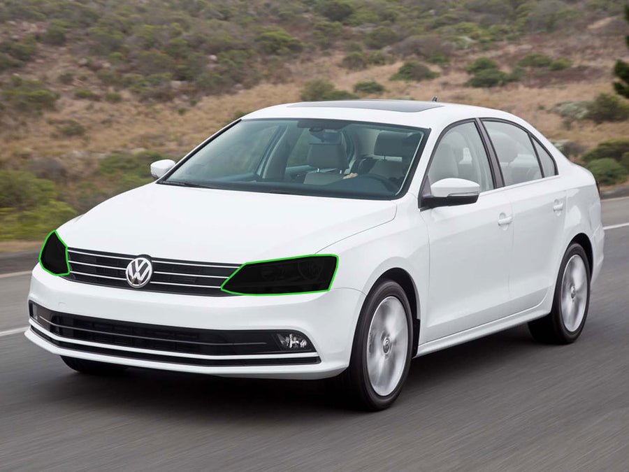 volkswagen jetta 2015-2018 Headlight Tint Location