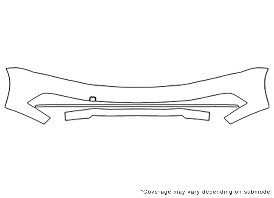 jetta 3M Clear Bra Bumper Precut PPF Diagram