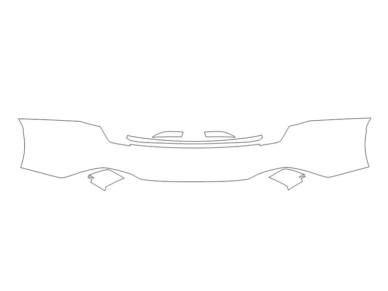 jetta 3M Clear Bra Door Cup Precut PPF Diagram
