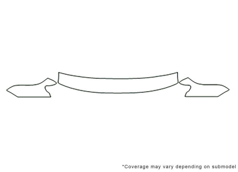 passat 3M Clear Bra Hood Precut PPF Diagram
