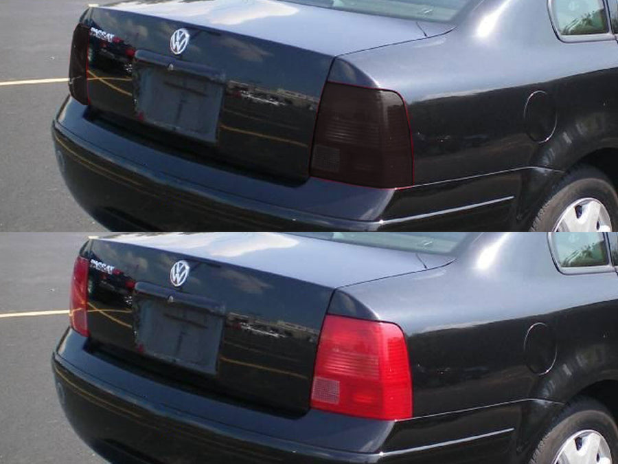 passat Before and After Smoked Taillights