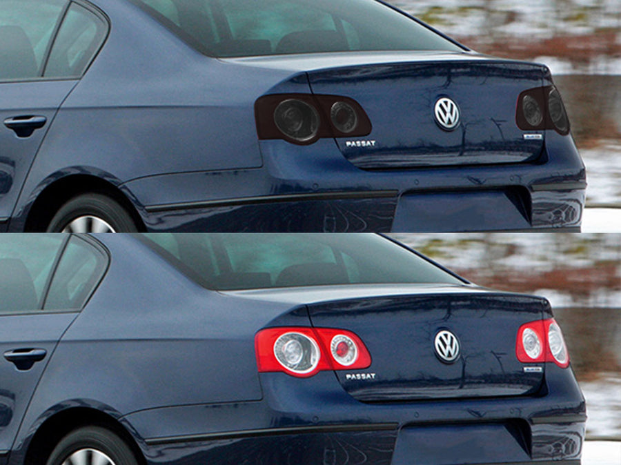 passat Before and After Smoked Taillights