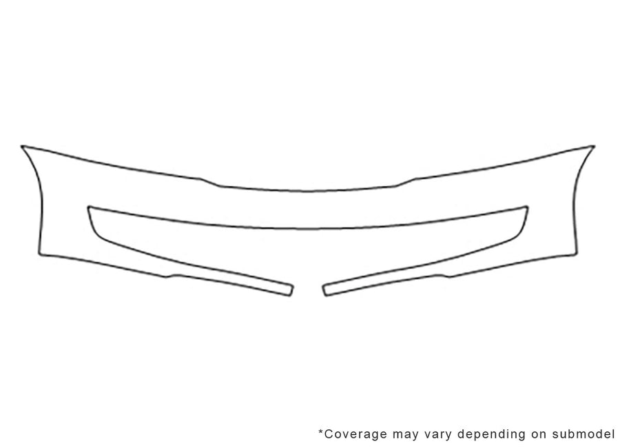 passat 3M Clear Bra Bumper Precut PPF Diagram