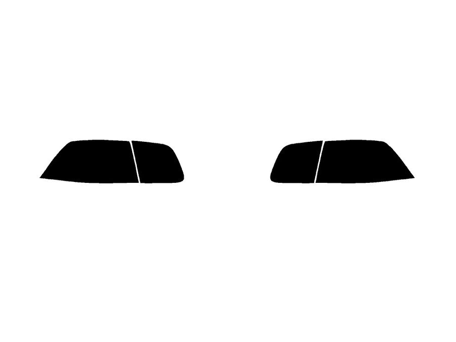 phaeton Precut Tail Light Tint Diagram