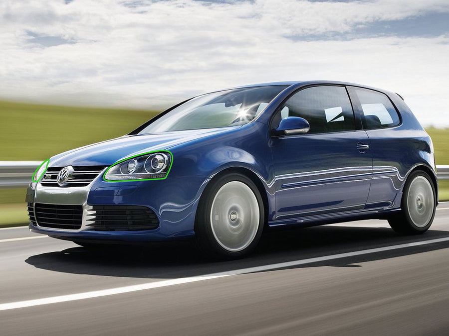 volkswagen r32 2008-2008 Headlight Protection Installation Location