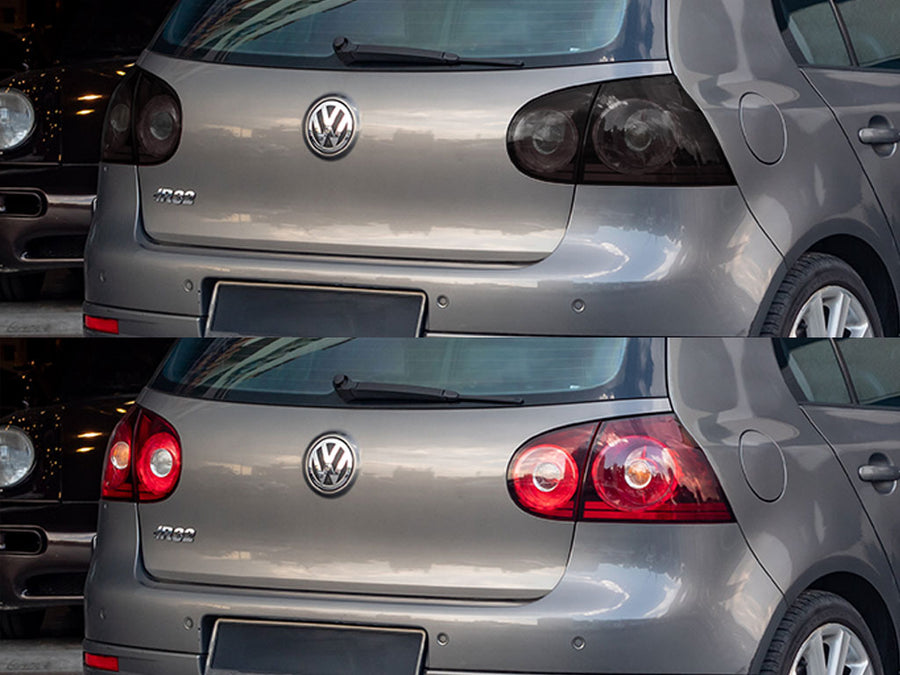 r32 Before and After Smoked Taillights