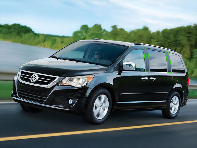 volkswagen routan 2009-2014 Pillar Post Trim Installation Location