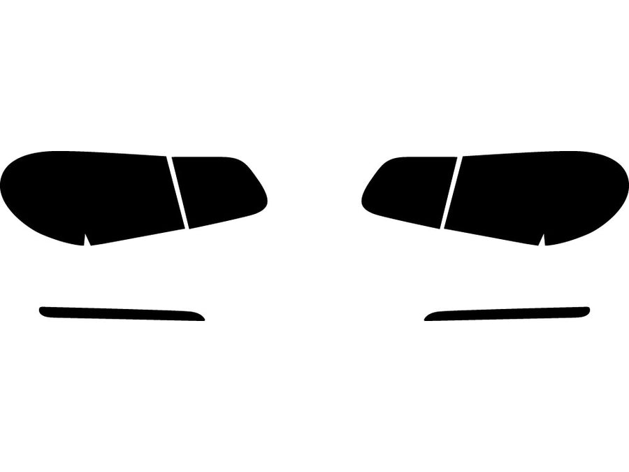 tiguan Precut Tail Light Tint Diagram