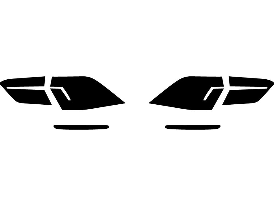 tiguan Precut Tail Light Tint Diagram
