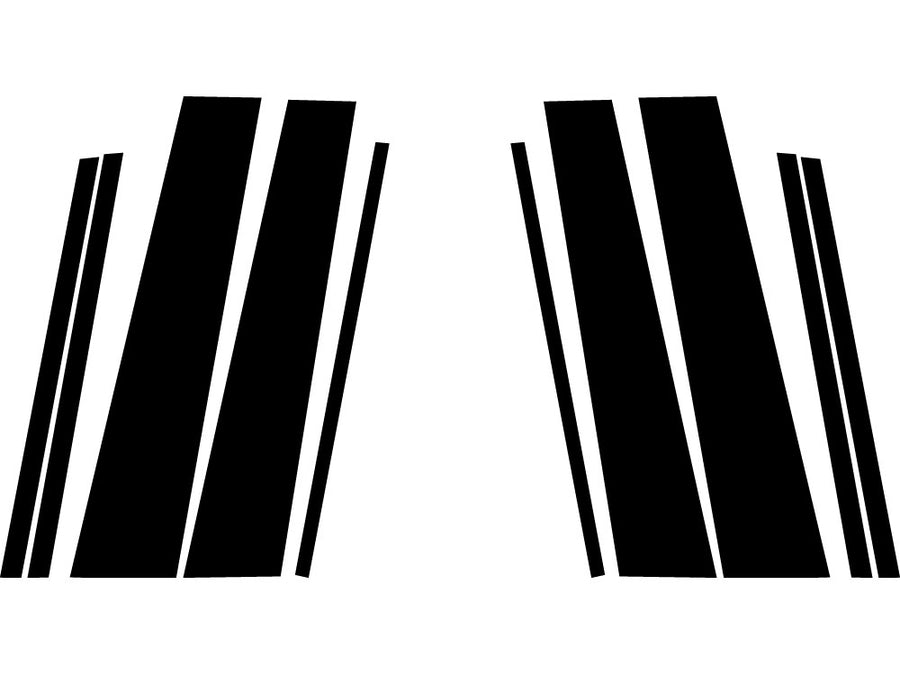 volkswagen tiguan 2018-2023 Camo Pillar Trim Diagram