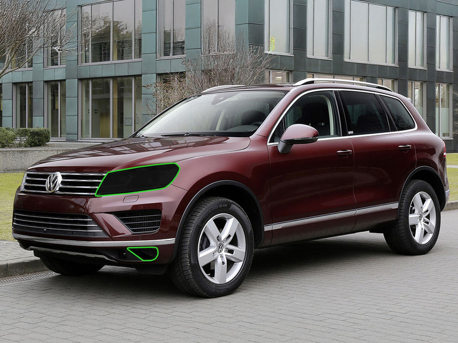 volkswagen touareg 2015-2017 Headlight Tint Location
