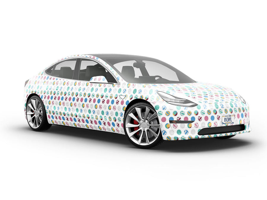 Volleyball Practice Sport Vehicle Vinyl Wrap