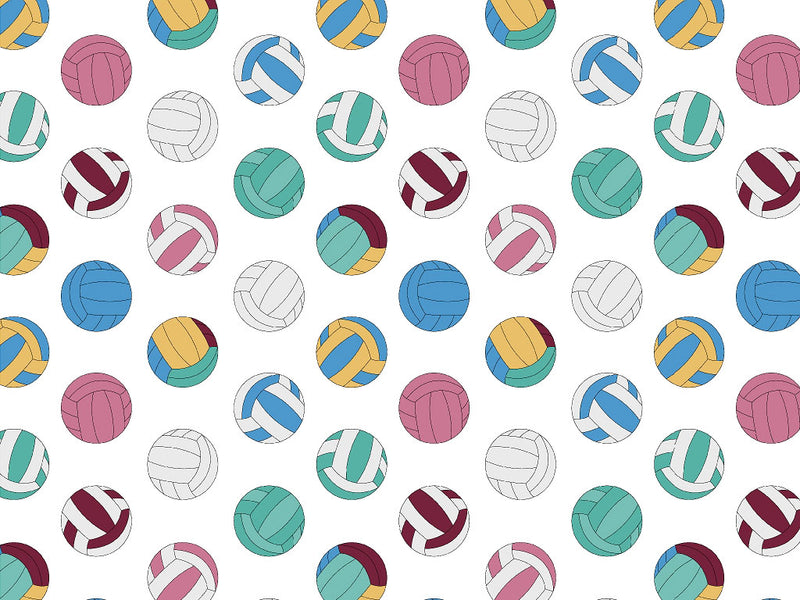 Volleyball Practice Sport Vinyl Wrap Pattern~Rwraps Series 914 Digitally Printed Vinyl Wrap~0