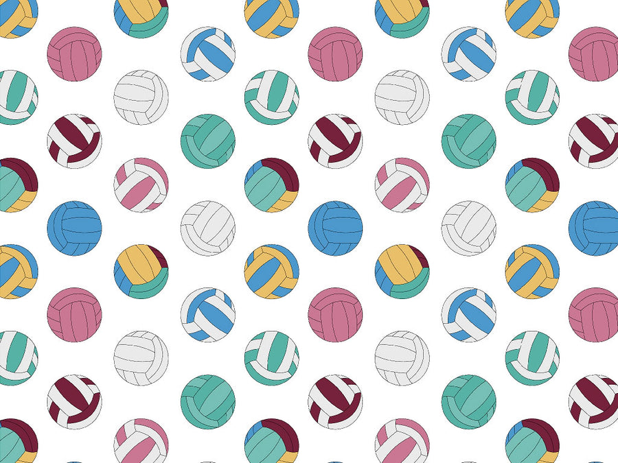 Volleyball Practice Sport Vinyl Wrap Pattern~Rwraps Series 914 Digitally Printed Vinyl Wrap~0