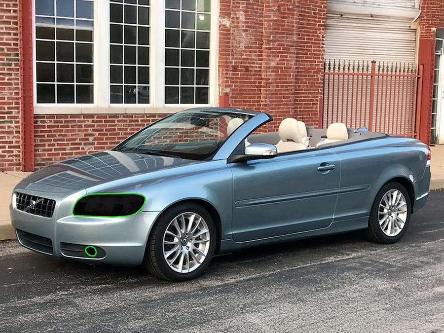 volvo c70 2006-2010 Headlight Tint Location