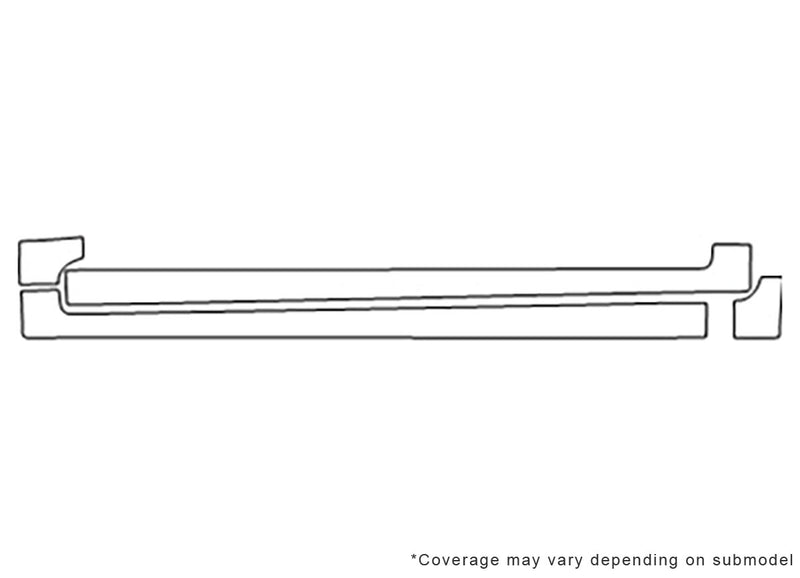 s40 Avery Dennison Clear Bra Door Cup Precut PPF Diagram