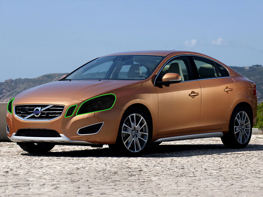 volvo s60 2011-2013 Headlight Tint Location