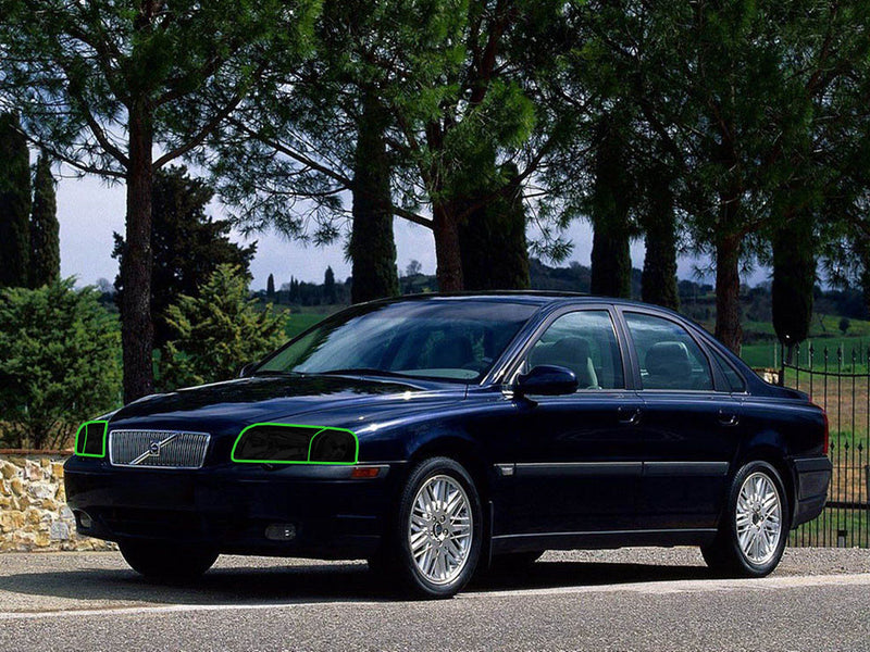 volvo s80 2004-2006 Headlight Tint Location