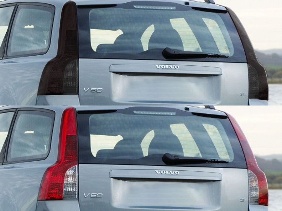 v50 Before and After Smoked Taillights