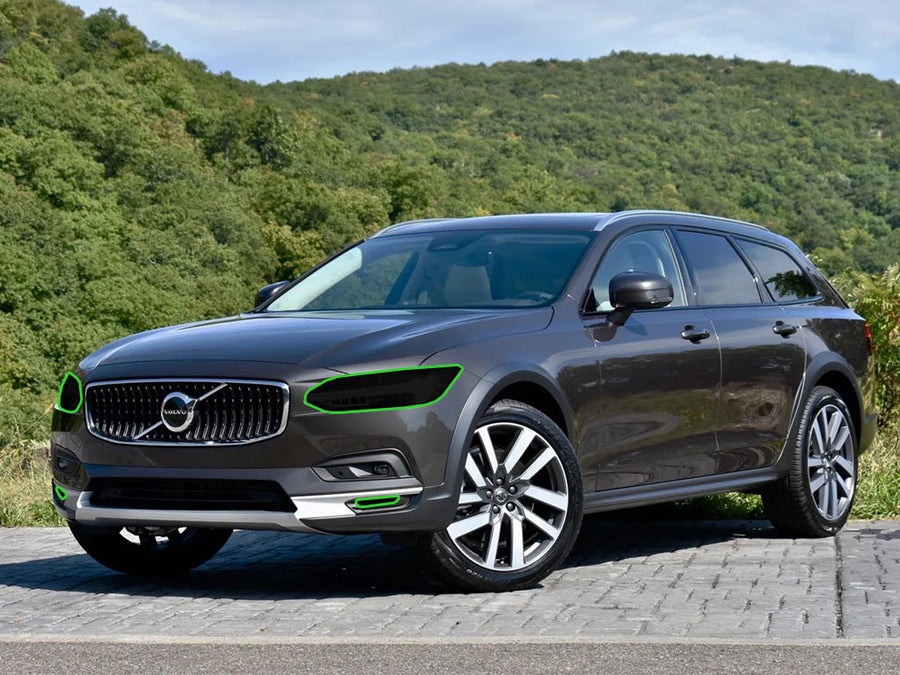 volvo v90 2017-2025 Headlight Tint Location