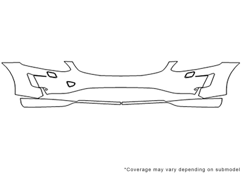 xc60 Avery Dennison Clear Bra Bumper Precut PPF Diagram
