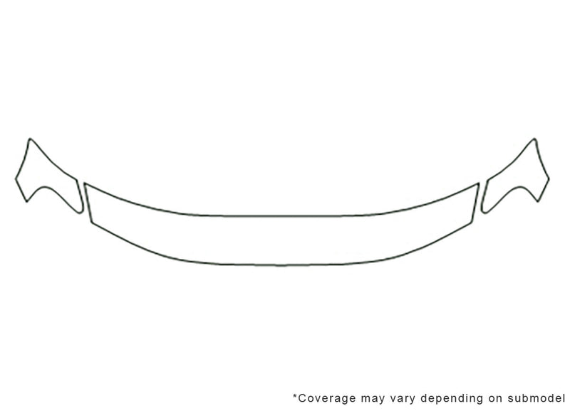 xc70 3M Clear Bra Hood Precut PPF Diagram