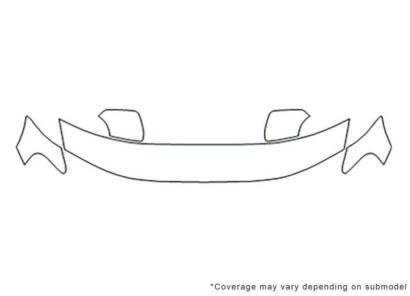 xc70 Avery Dennison Clear Bra Hood Precut PPF Diagram