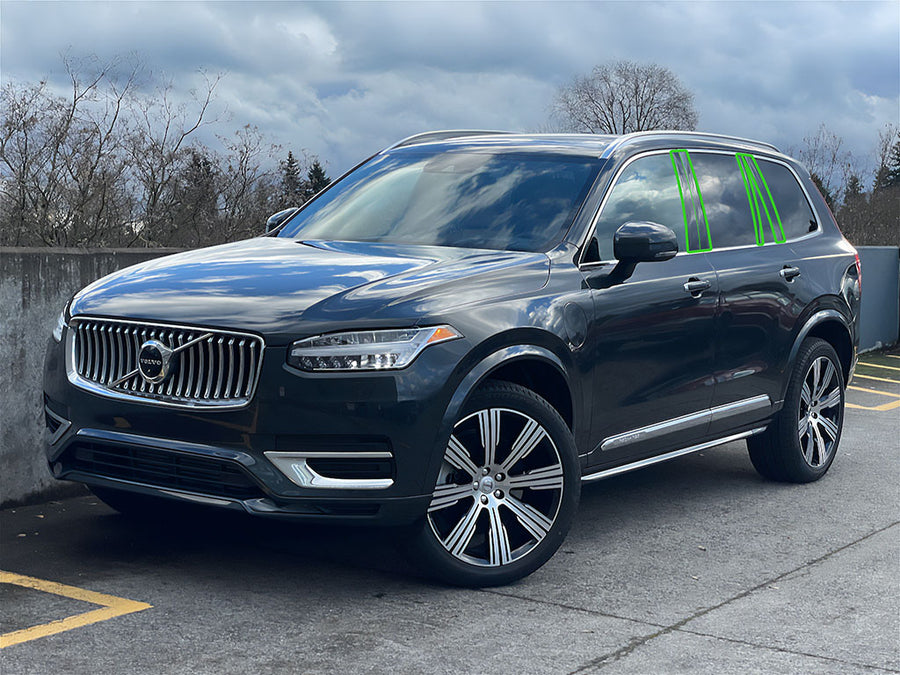 volvo xc90 2016-2024 Pillar Post Trim Installation Location