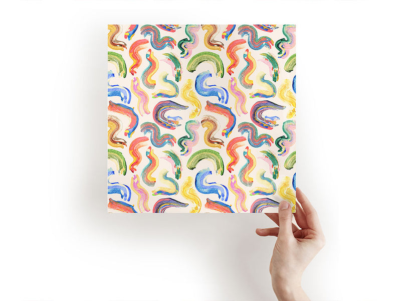 walk away abstract geometric Craft Sheets