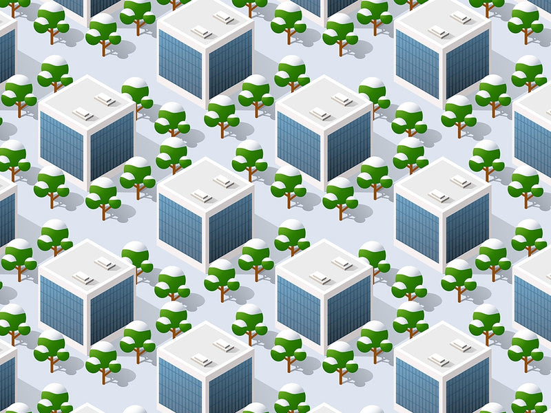 Warehouse District Cityscape Vinyl Wrap Pattern~Rwraps Series 914 Digitally Printed Vinyl Wrap~0