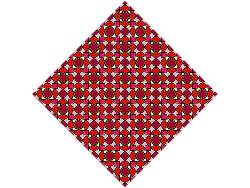Warped Sun Tile Vinyl Wrap Pattern