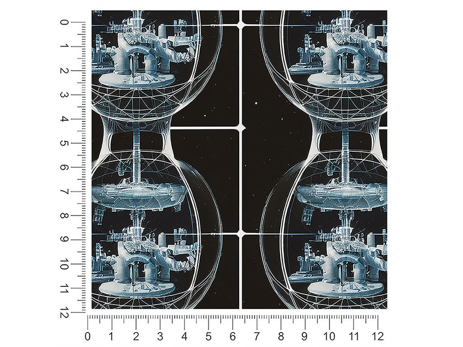 warped time science fiction 1ft x 1ft Craft Sheets