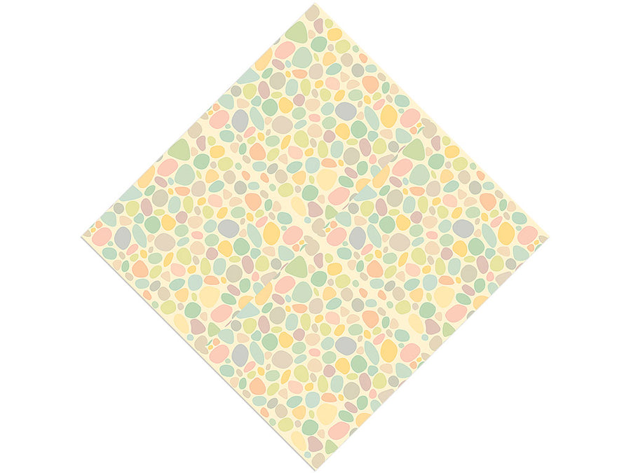 Washed Rainbow Cobblestone Vinyl Wrap Pattern