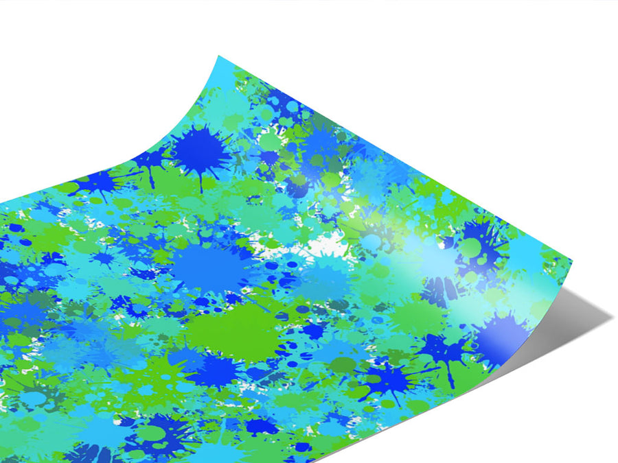 Water Me Paint Splatter Vinyl Wraps~Rwraps Series 914 Digitally Printed Vinyl Wrap~0