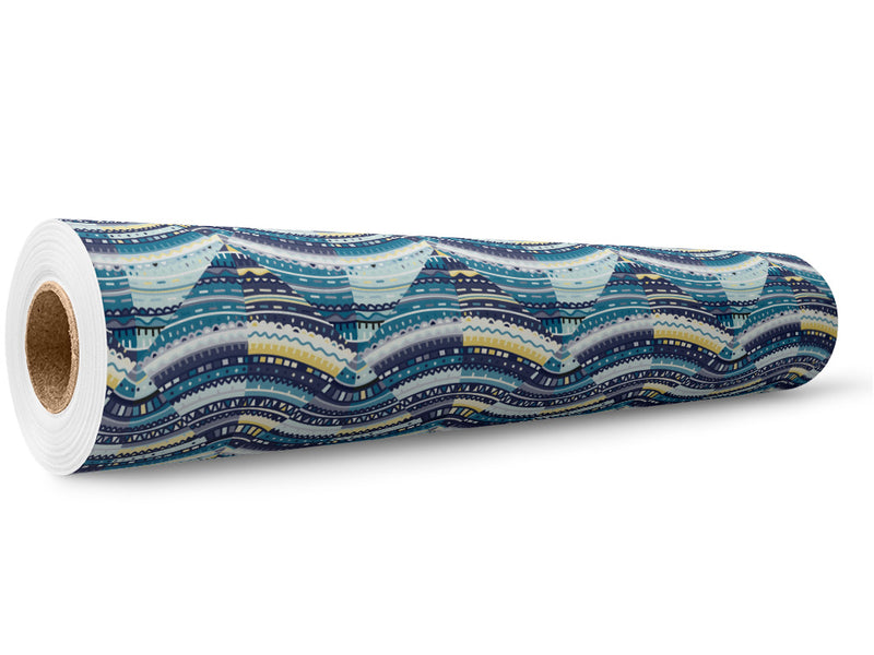 Water Static Art Deco Wrap Film Wholesale Roll~Rwraps Series 914 Digitally Printed Vinyl Roll~5
