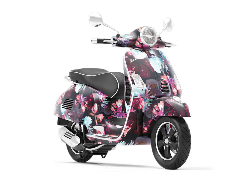 Watercolor Pollinators Bug Vespa Scooter Wrap Film