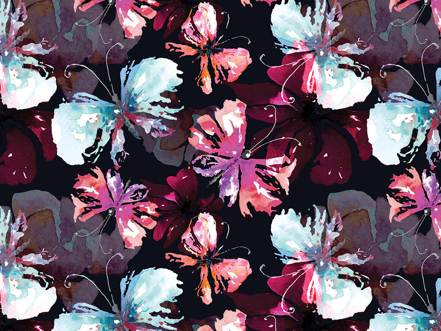 Watercolor Pollinators Bug Vinyl Wrap Pattern~Rwraps Series 914 Digitally Printed Vinyl Wrap~0