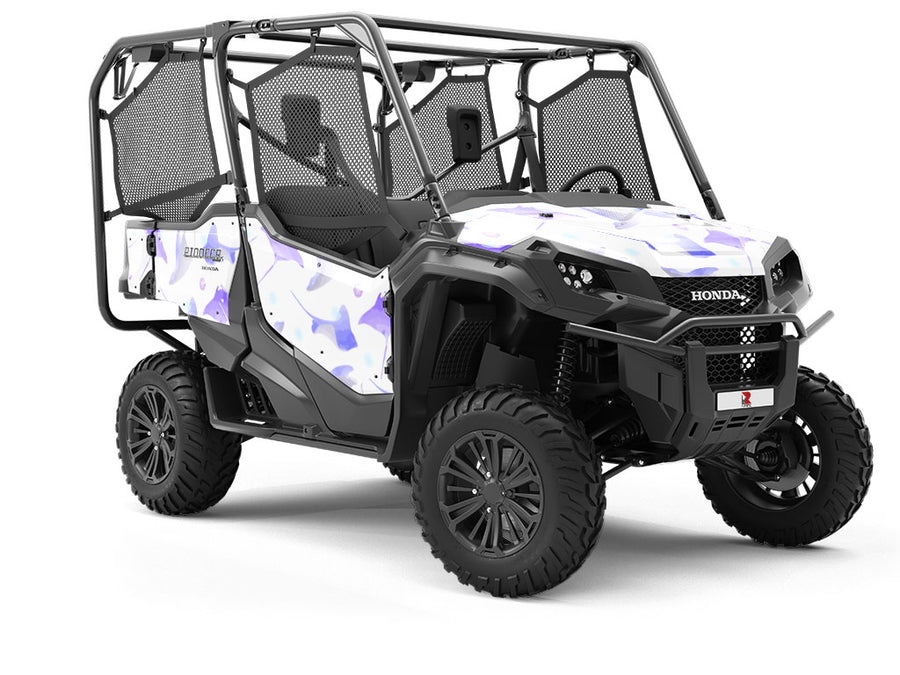 Watercolor Rays Marine Life Utility Vehicle Vinyl Wrap