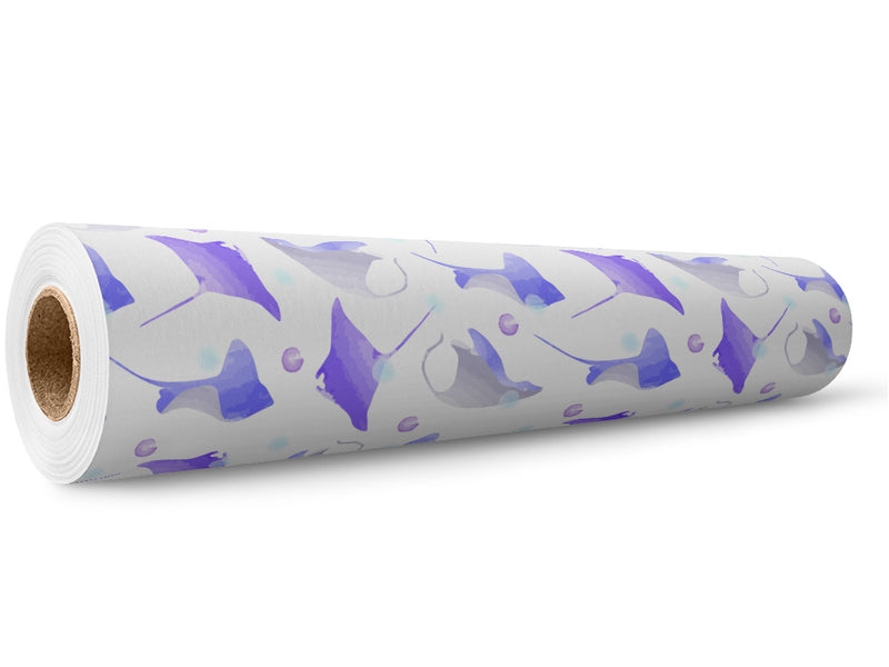 Watercolor Rays Marine Life Wrap Film Wholesale Roll~Rwraps Series 914 Digitally Printed Vinyl Roll~5