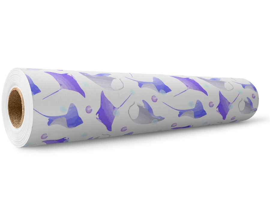 Watercolor Rays Marine Life Wrap Film Wholesale Roll~Rwraps Series 914 Digitally Printed Vinyl Roll~5