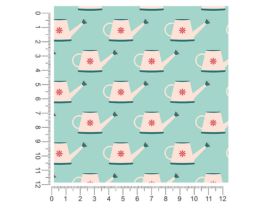 watering cans gardening 1ft x 1ft Craft Sheets