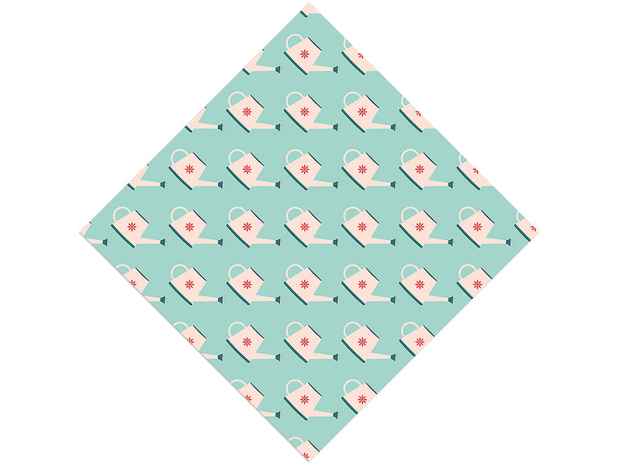 Watering Cans Gardening Vinyl Wrap Pattern